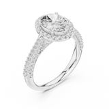 Ladies Ring DDLR-364@7 - White Gold - Image