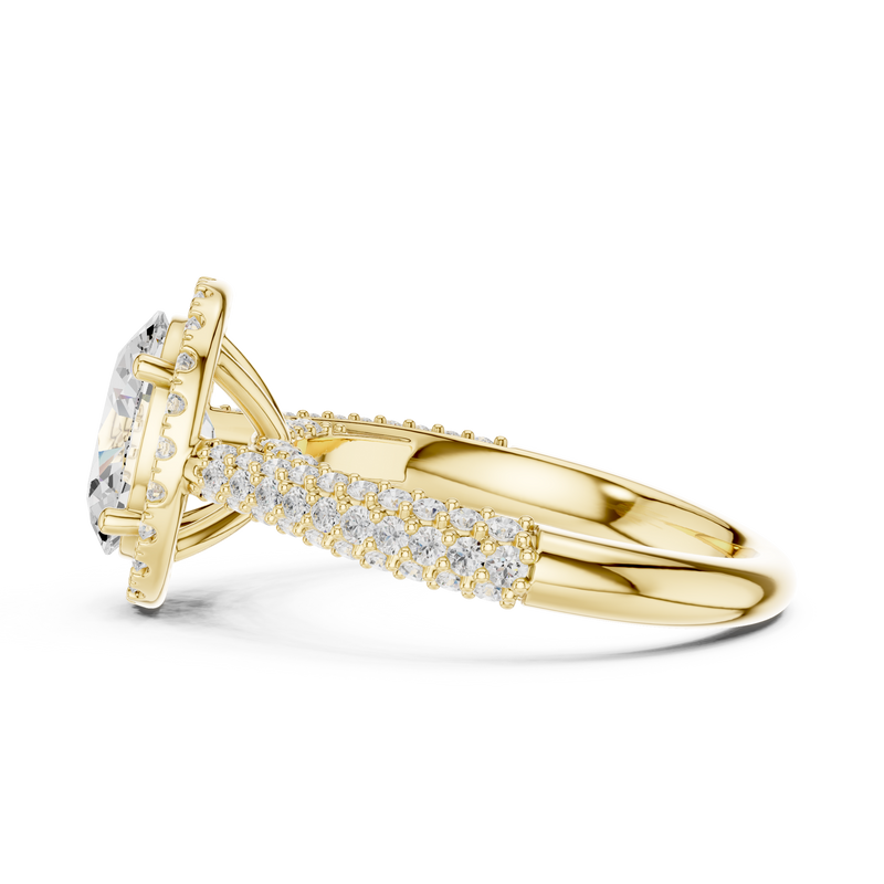 Ladies Ring DDLR-364@7 - Yellow Gold - Image