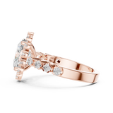 Ladies Ring DDLR-365@7 - Rose Gold - Image