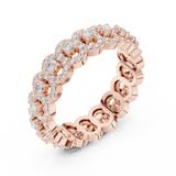 Ladies Ring DDLR-366@7 - Rose Gold - Image