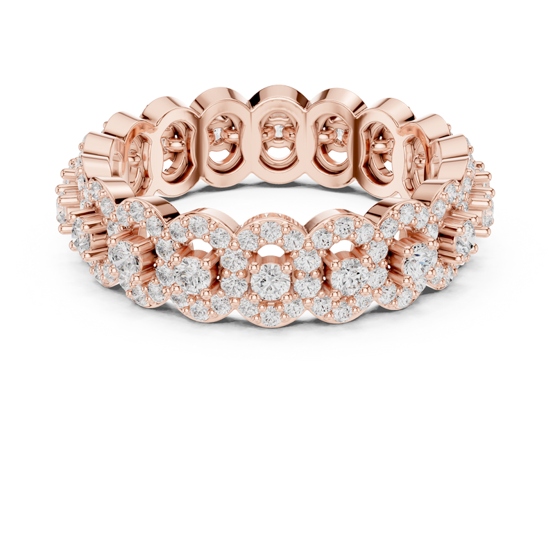 Ladies Ring DDLR-366@7 - Rose Gold - Image