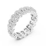 Ladies Ring DDLR-366@7 - White Gold - Image