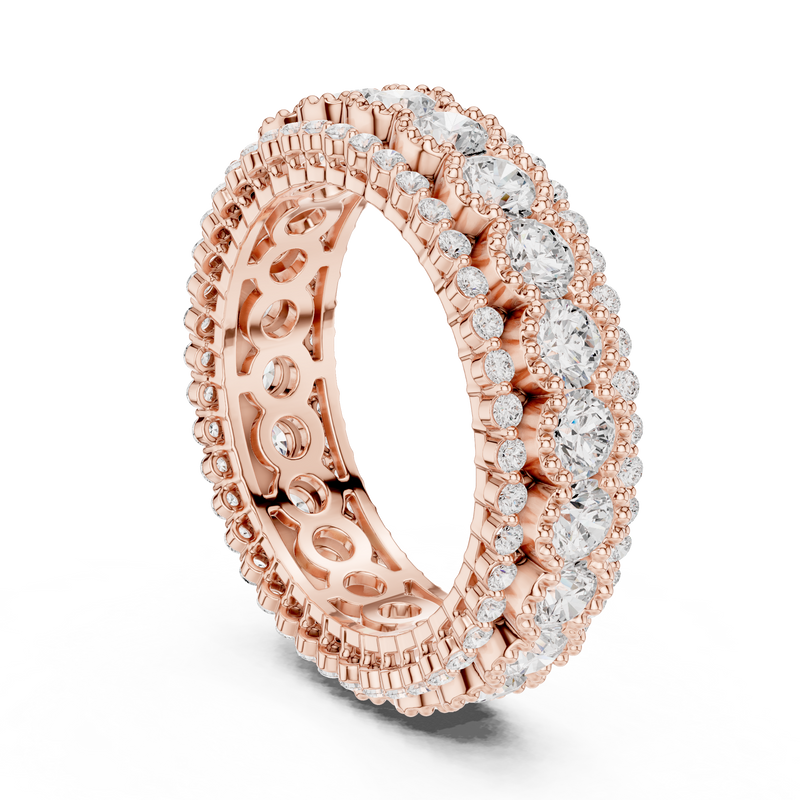Ladies Ring DDLR-367@7 - Rose Gold - Image