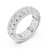 Ladies Ring DDLR-367@7 - White Gold - Image
