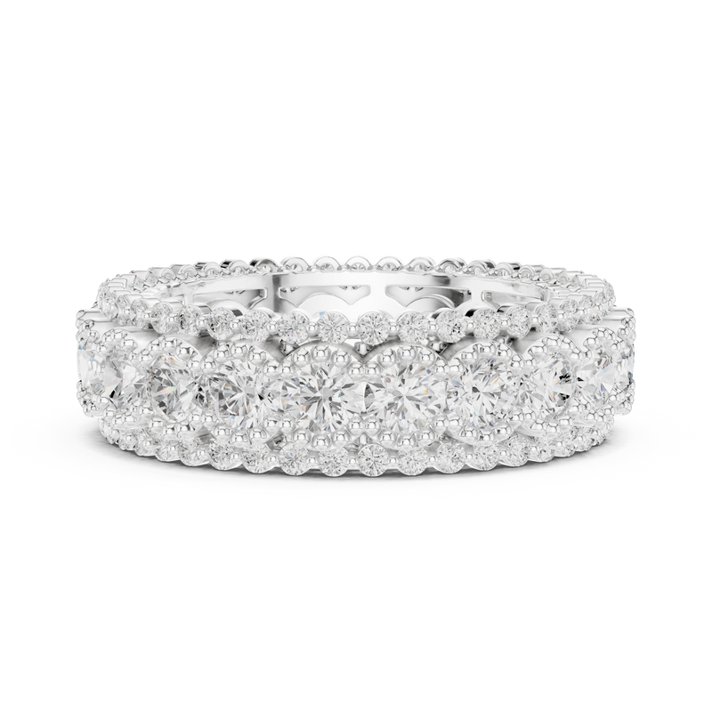Ladies Ring DDLR-367@7 - White Gold - Image