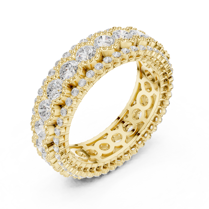 Ladies Ring DDLR-367@7 - Yellow Gold - Image