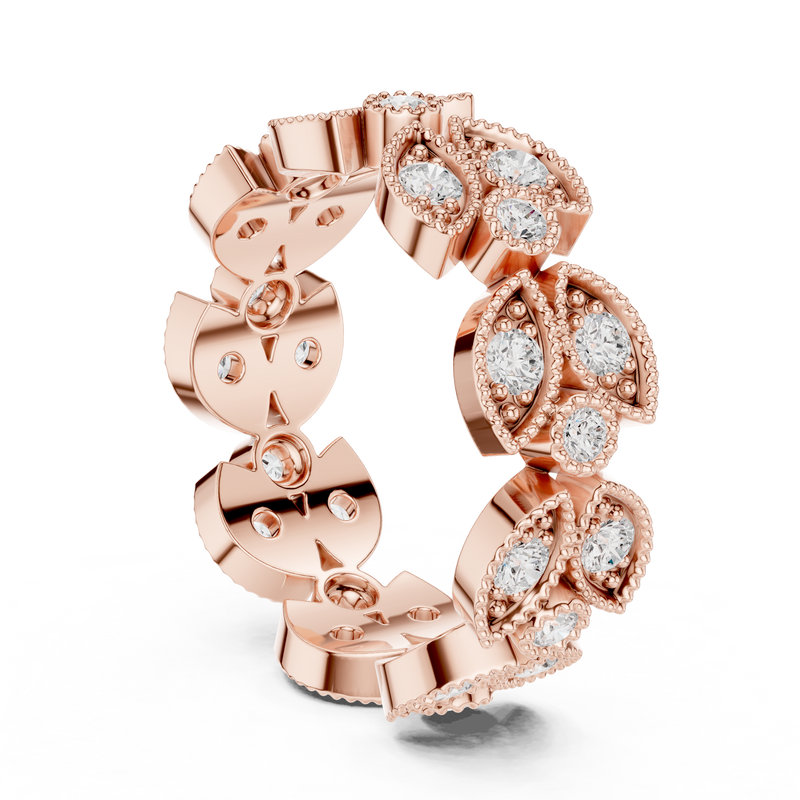 Ladies Ring DDLR-368@7 - Rose Gold - Image