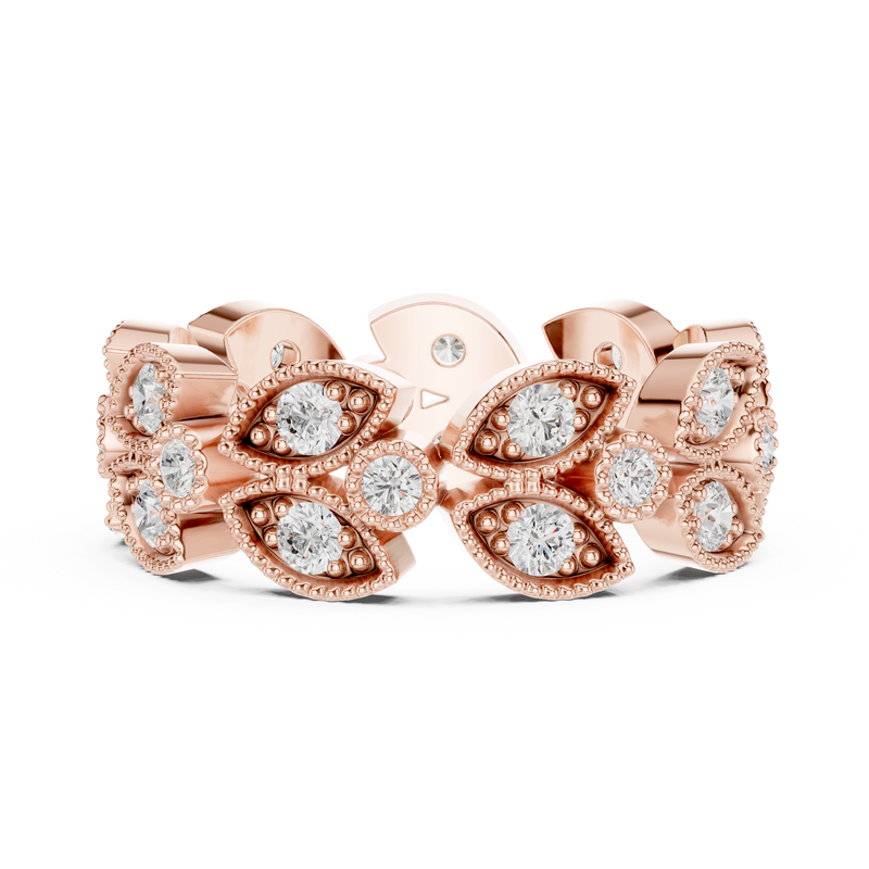 Ladies Ring DDLR-368@7 - Rose Gold - Image