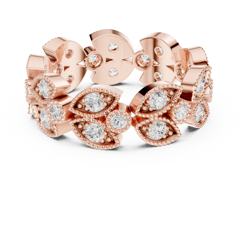 Ladies Ring DDLR-368@7 - Rose Gold - Image