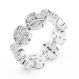 Ladies Ring DDLR-368@7 - White Gold - Image