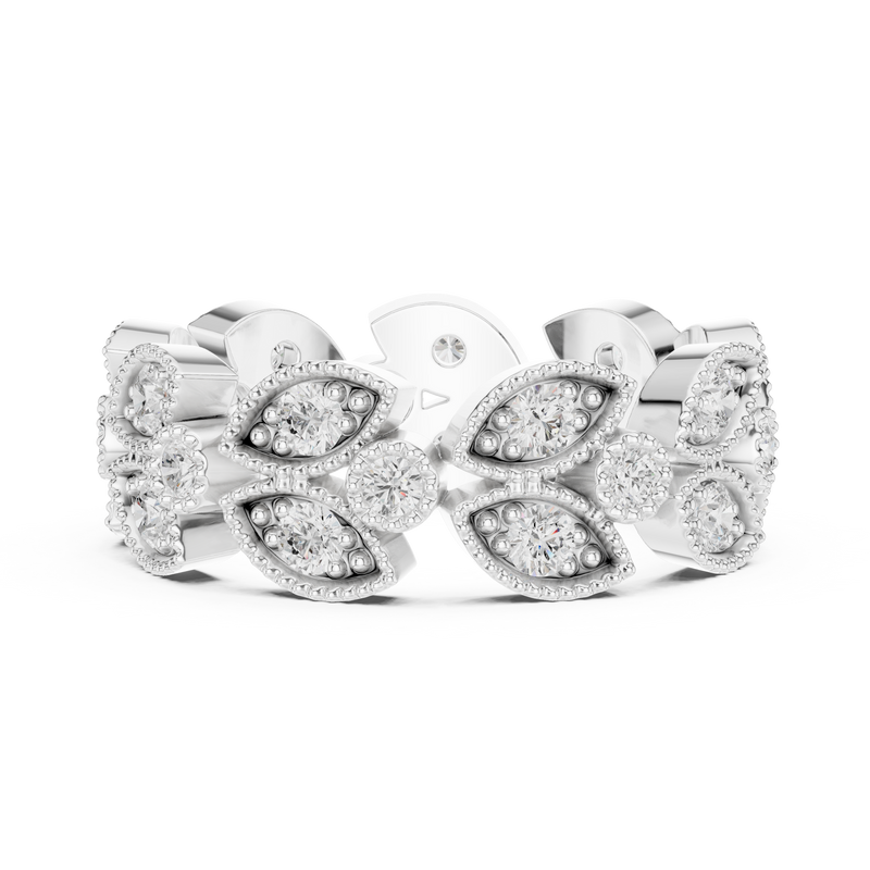 Ladies Ring DDLR-368@7 - White Gold - Image