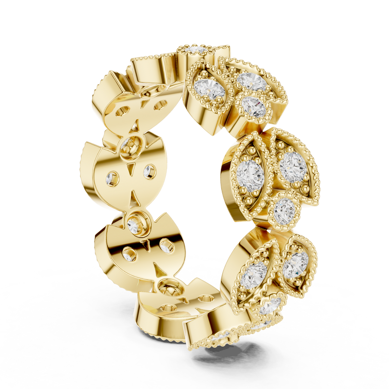 Ladies Ring DDLR-368@7 - Yellow Gold - Image