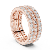 Ladies Ring DDLR-369@7 - Rose Gold - Image