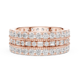 Ladies Ring DDLR-369@7 - Rose Gold - Image