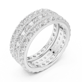 Ladies Ring DDLR-369@7 - White Gold - Image