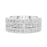 Ladies Ring DDLR-369@7 - White Gold - Image