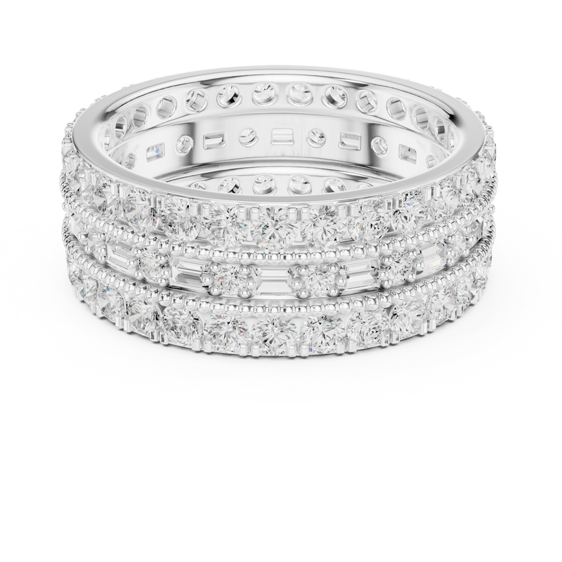 Ladies Ring DDLR-369@7 - White Gold - Image