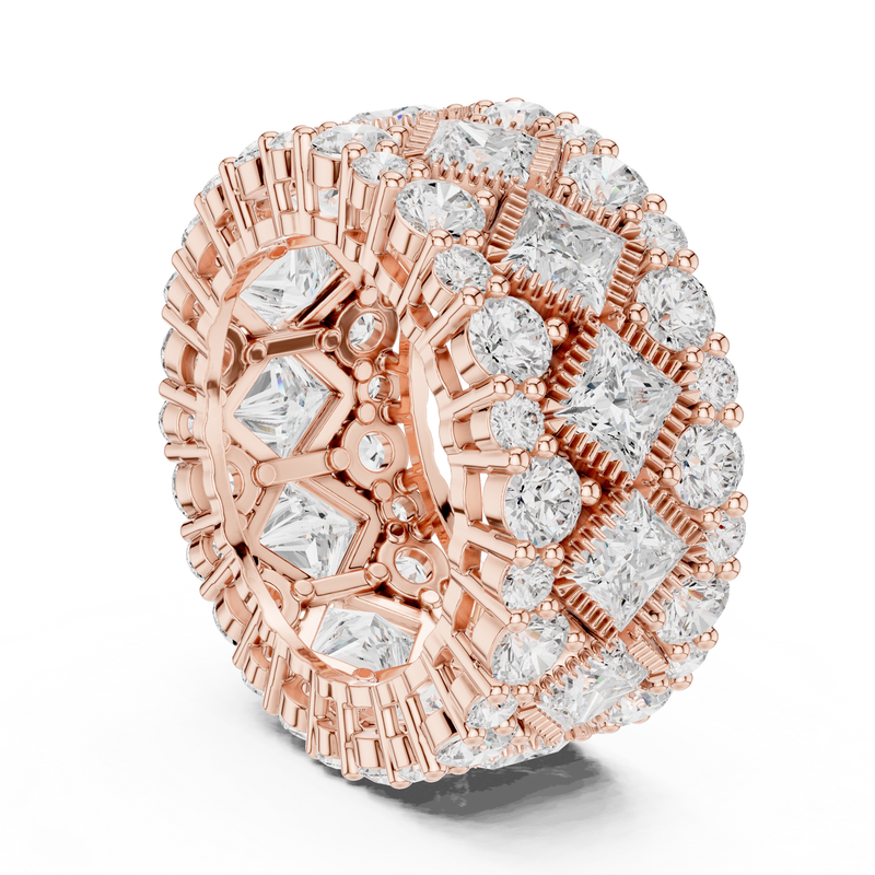 Ladies Ring DDLR-370@7 - Rose Gold - Image