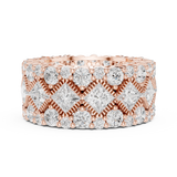 Ladies Ring DDLR-370@7 - Rose Gold - Image