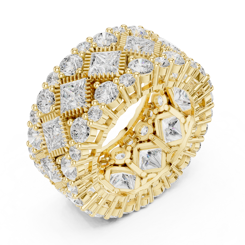 Ladies Ring DDLR-370@7 - Yellow Gold - Image