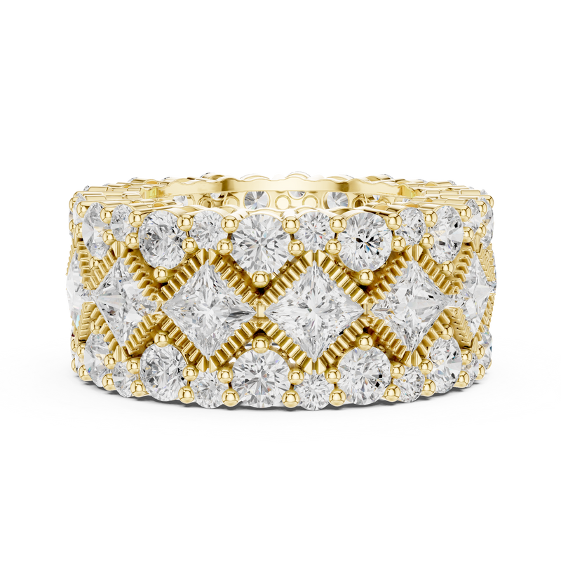 Ladies Ring DDLR-370@7 - Yellow Gold - Image
