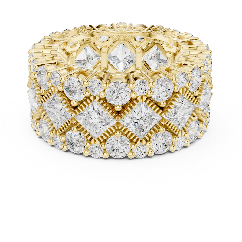 Ladies Ring DDLR-370@7 - Yellow Gold - Image