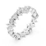Ladies Ring DDLR-371@7 - White Gold - Image
