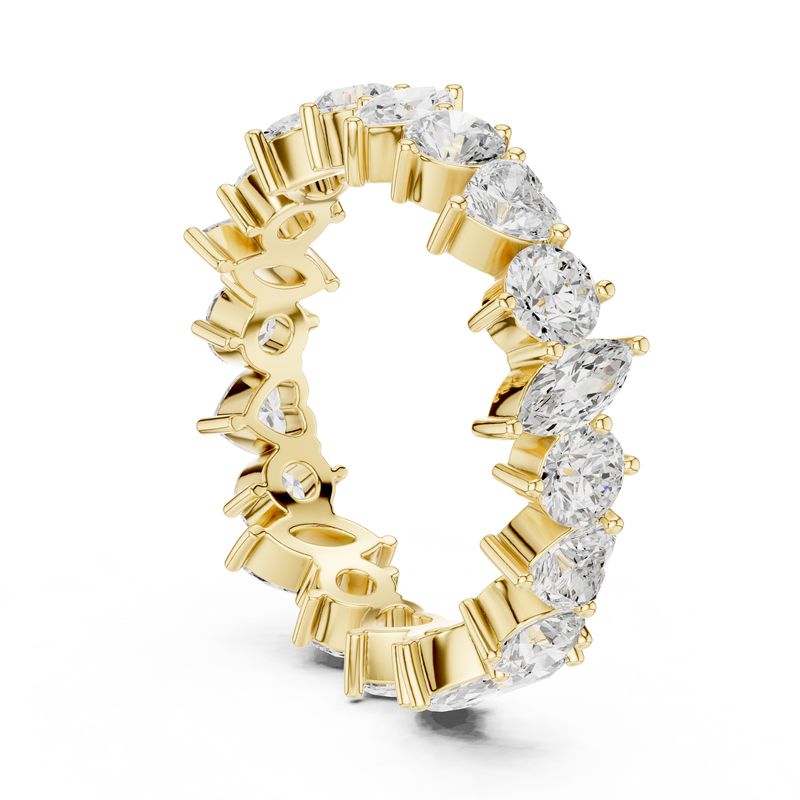 Ladies Ring DDLR-371@7 - Yellow Gold - Image