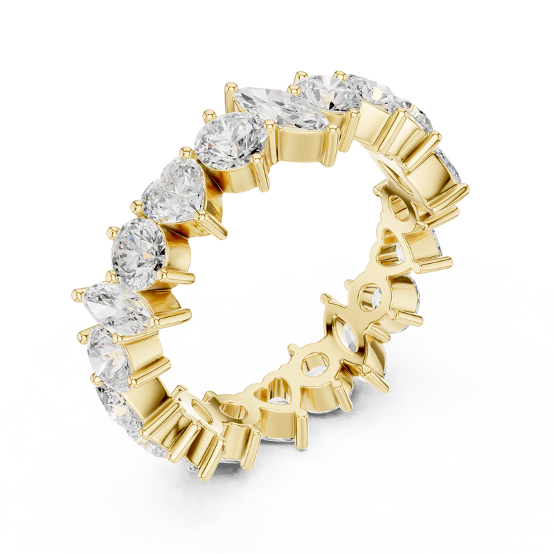Ladies Ring DDLR-371@7 - Yellow Gold - Image