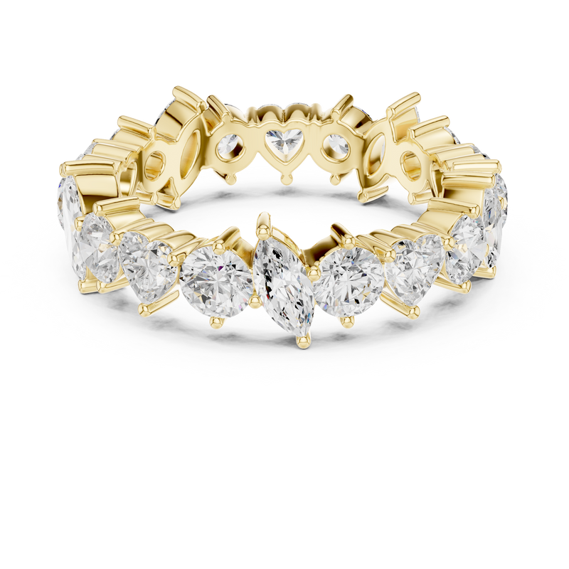Ladies Ring DDLR-371@7 - Yellow Gold - Image
