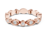Ladies Ring DDLR-372@7 - Rose Gold - Image