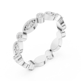 Ladies Ring DDLR-372@7 - White Gold - Image