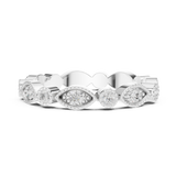 Ladies Ring DDLR-372@7 - White Gold - Image