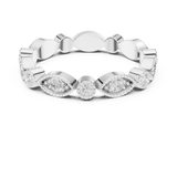 Ladies Ring DDLR-372@7 - White Gold - Image