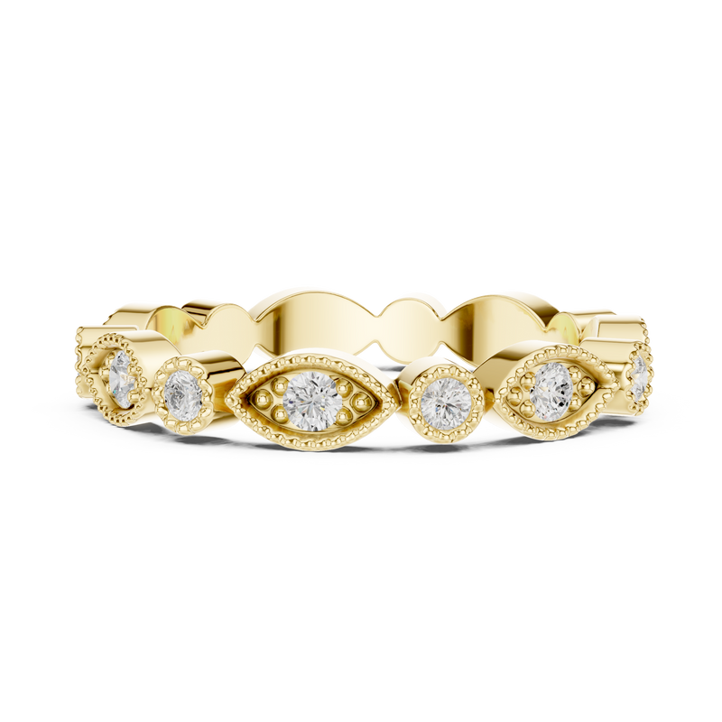 Ladies Ring DDLR-372@7 - Yellow Gold - Image