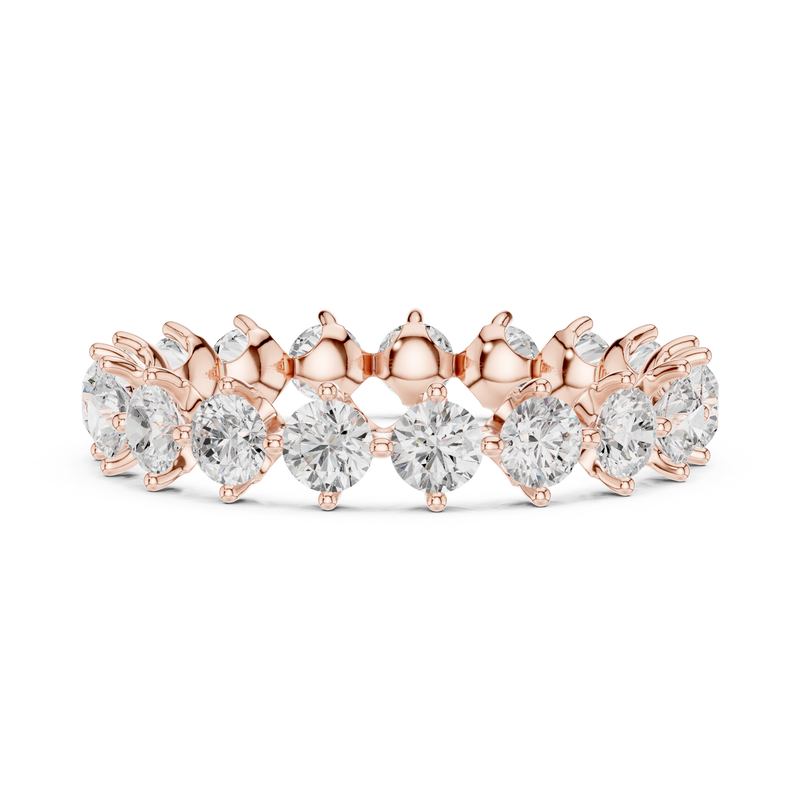 Ladies Ring DDLR-373@7 - Rose Gold - Image