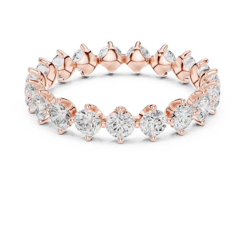 Ladies Ring DDLR-373@7 - Rose Gold - Image