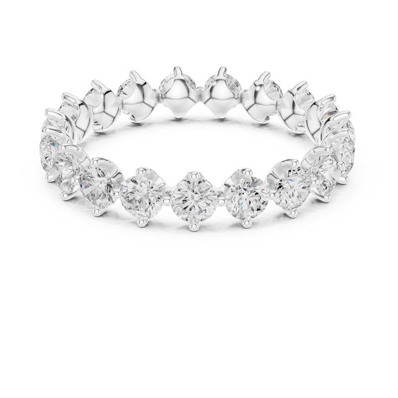 Ladies Ring DDLR-373@7 - White Gold - Image