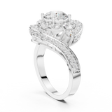 Ladies Ring DDLR-402@7 - White Gold - Image