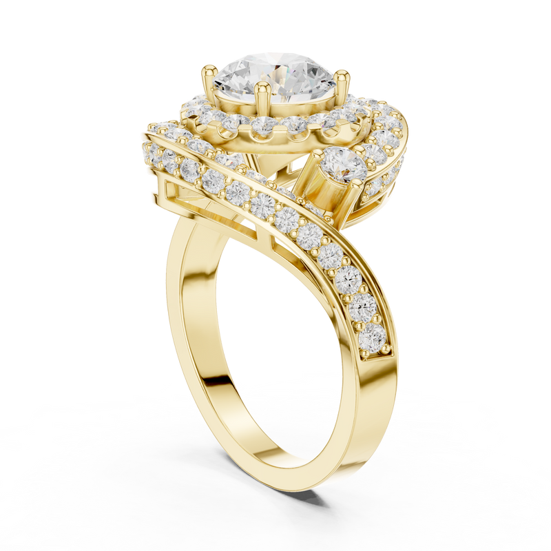 Ladies Ring DDLR-402@7 - Yellow Gold - Image