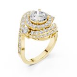 Ladies Ring DDLR-402@7 - Yellow Gold - Image