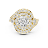 Ladies Ring DDLR-402@7 - Yellow Gold - Image