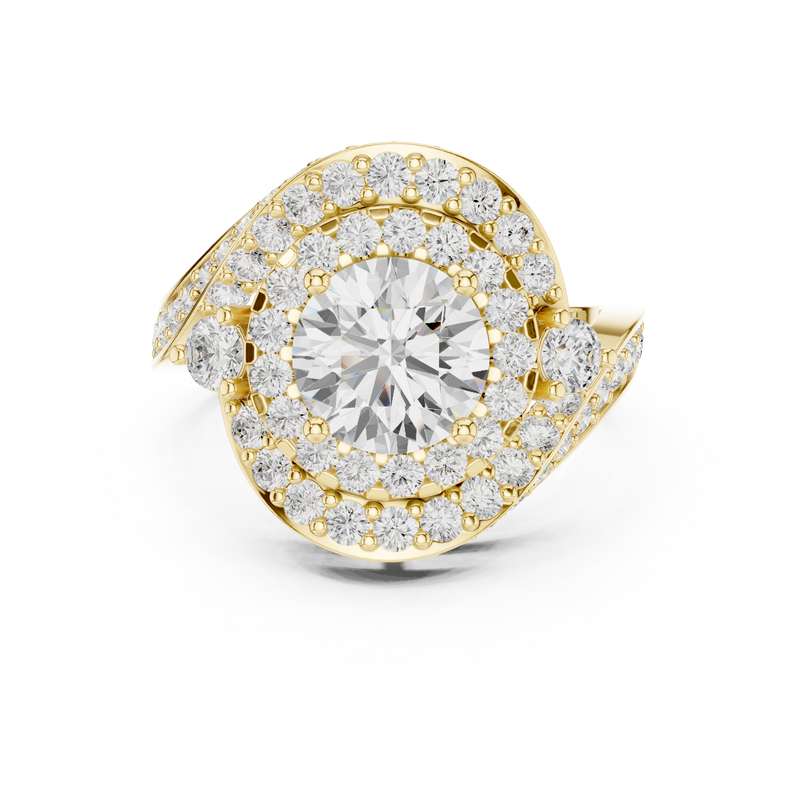 Ladies Ring DDLR-402@7 - Yellow Gold - Image
