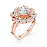 Ladies Ring DDLR-404@7 - Rose Gold - Image