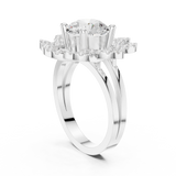 Ladies Ring DDLR-404@7 - White Gold - Image