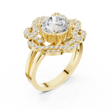 Ladies Ring DDLR-404@7 - Yellow Gold - Image