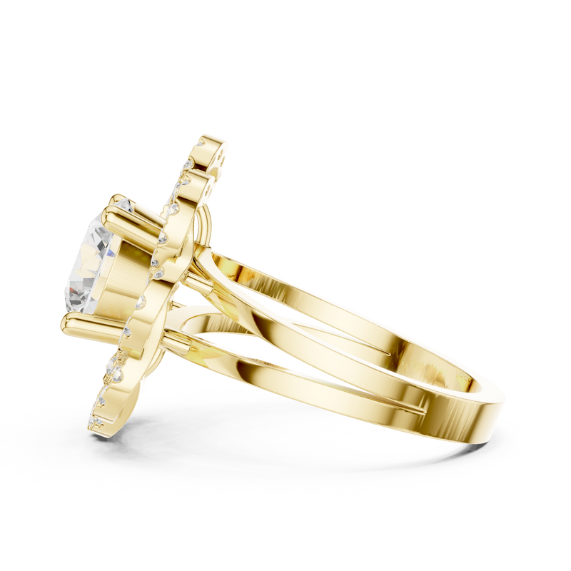 Ladies Ring DDLR-404@7 - Yellow Gold - Image