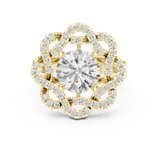 Ladies Ring DDLR-404@7 - Yellow Gold - Image