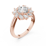 Ladies Ring DDLR-405@7 - Rose Gold - Image