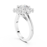 Ladies Ring DDLR-405@7 - White Gold - Image